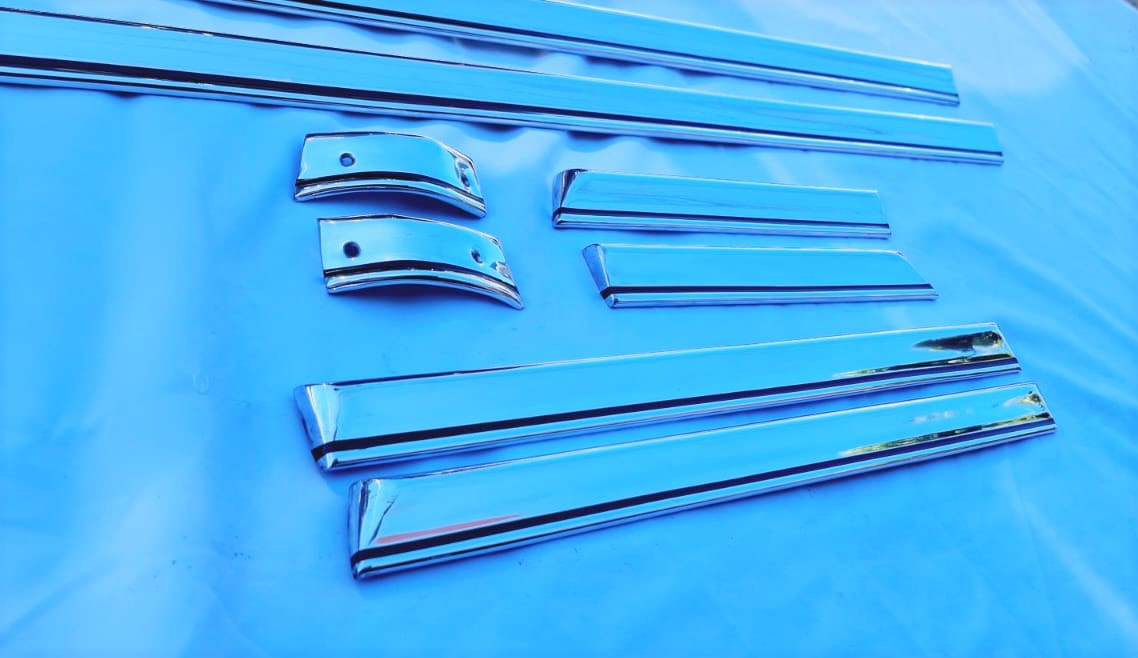 Jogo Frisos Ford F100 Capo Paralama Traseiro Cabine Lateral